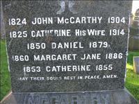 McCarthy, John, Catherine, Daniel